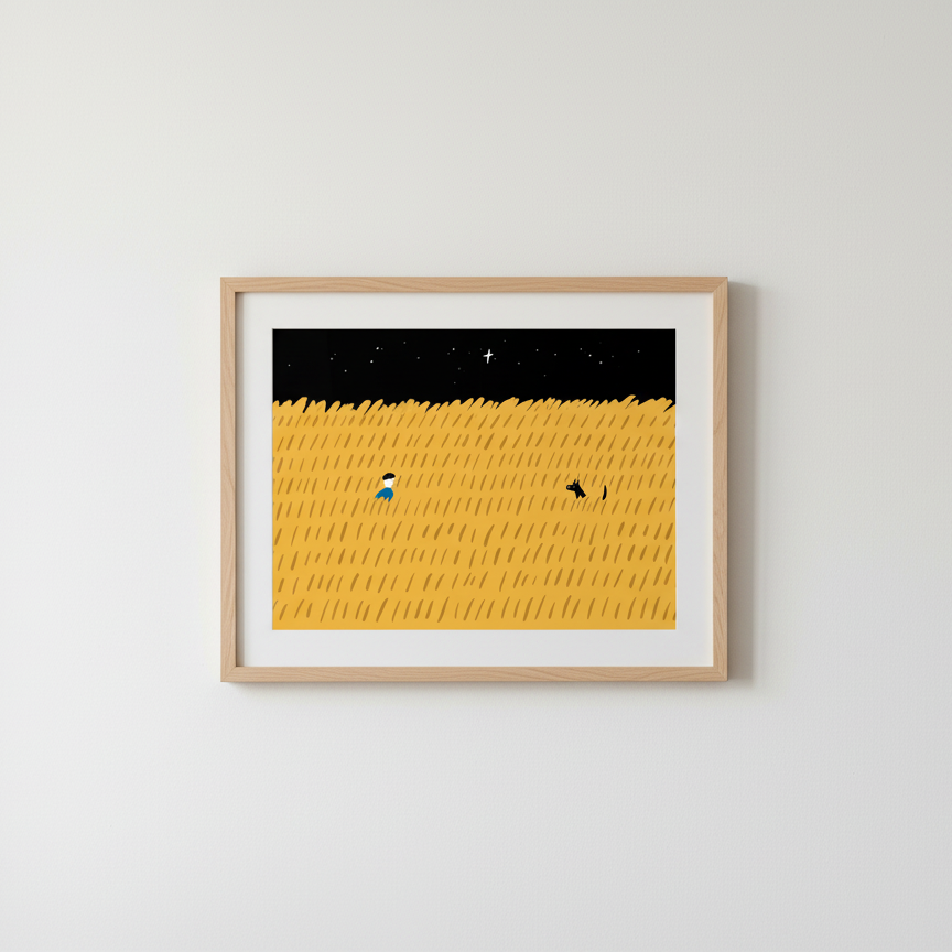 A3 POSTER | Guided by the North Star