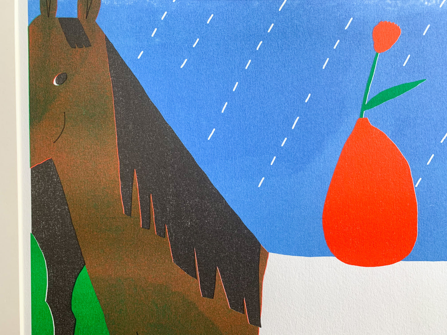 A3 Risograph poster | Watering.