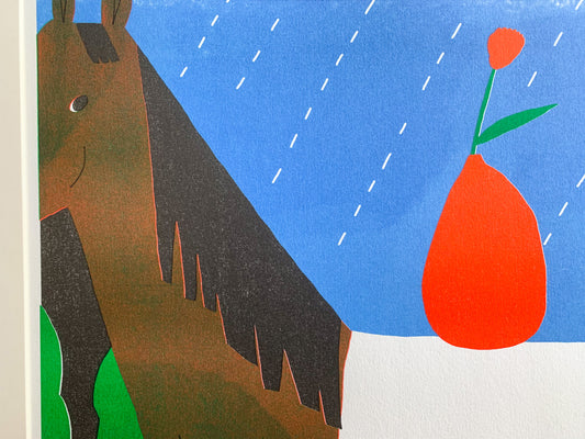 A3 Risograph poster | Watering.