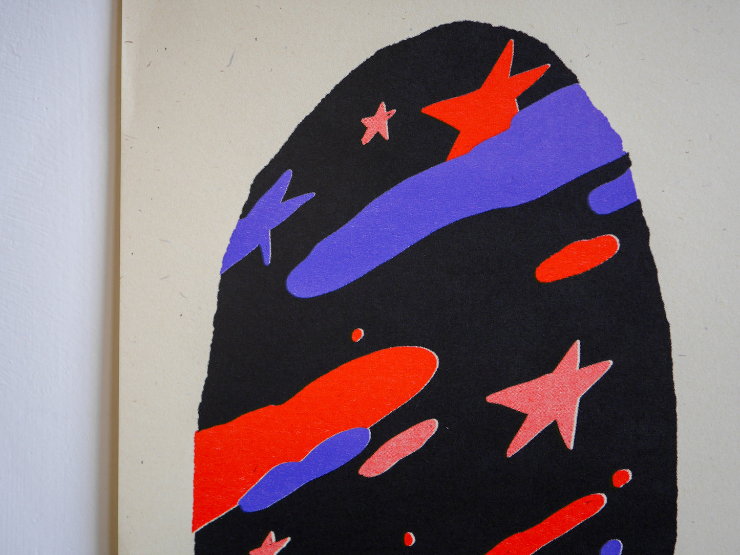 A3 Risograph poster | New world.