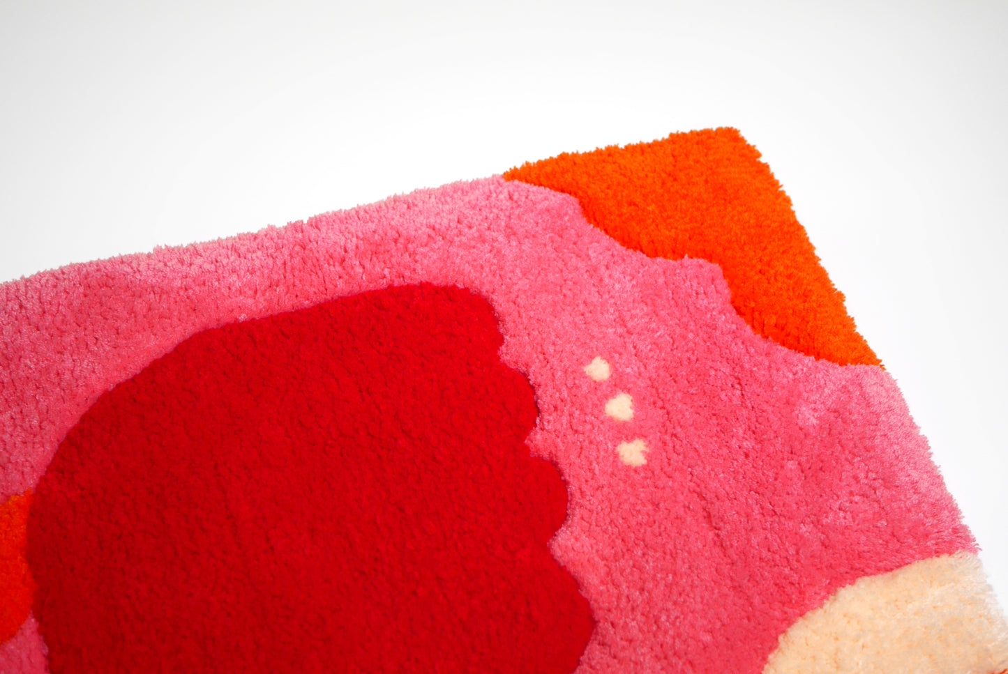 Tufting | Pink flowers