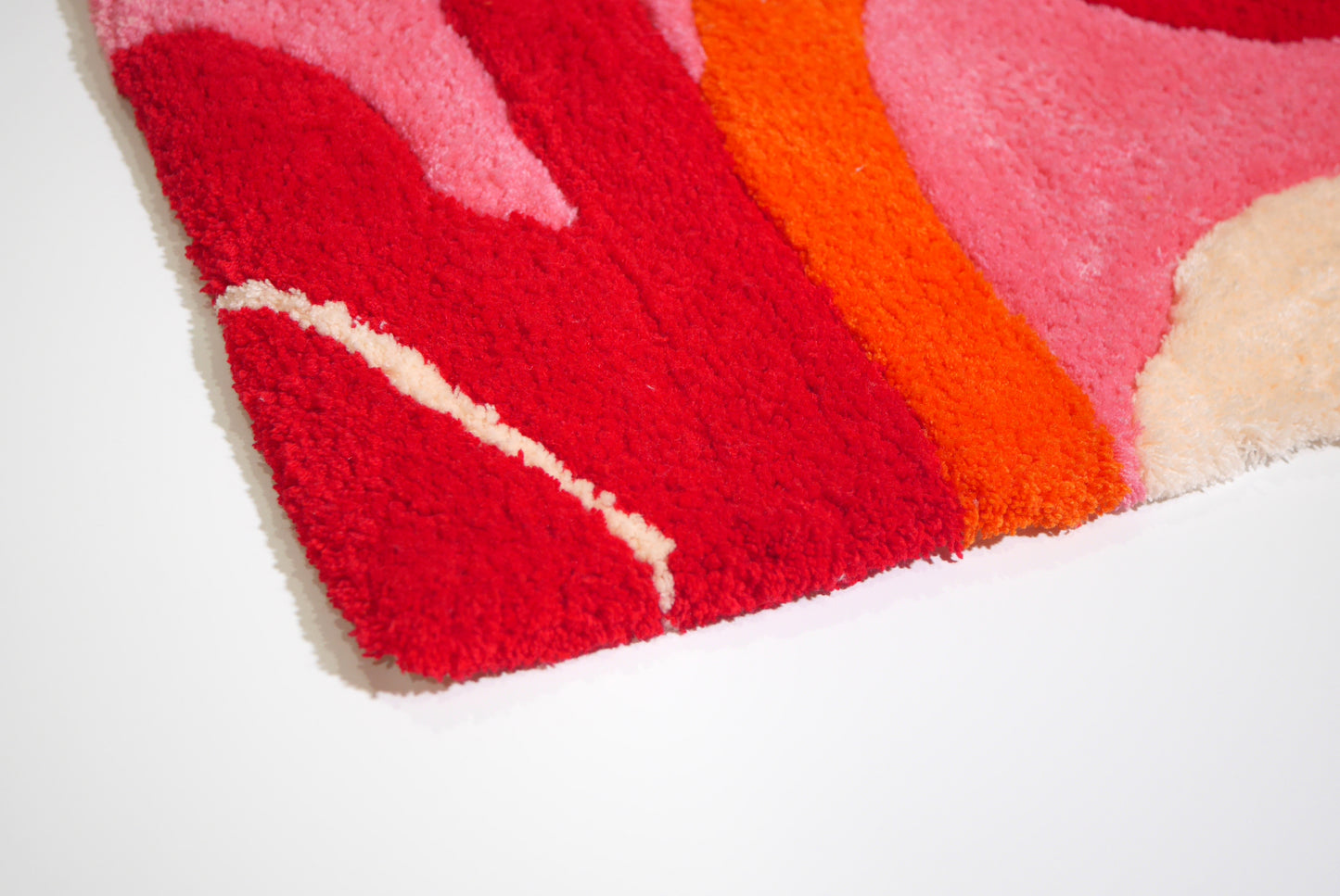 Tufting | Pink flowers