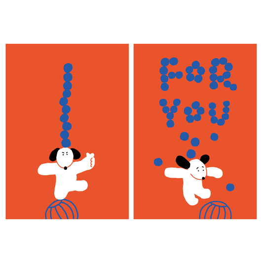 Lenticular Postcard | For you.