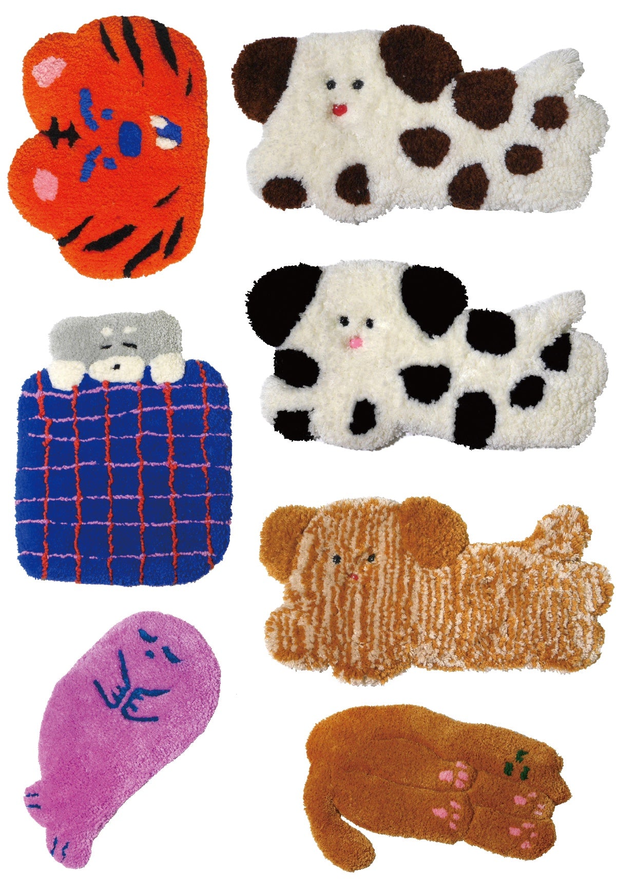 Transfer stickers | Fluffy animals