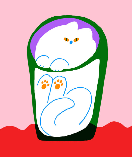 Poster | Cats in the bottles.