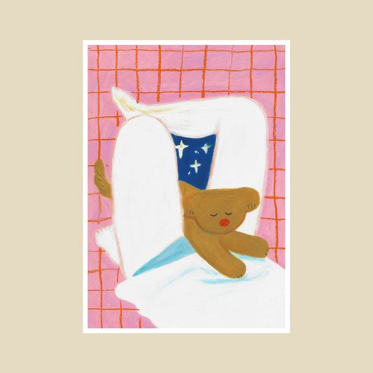 A4 POSTER | Cuddling with my dog