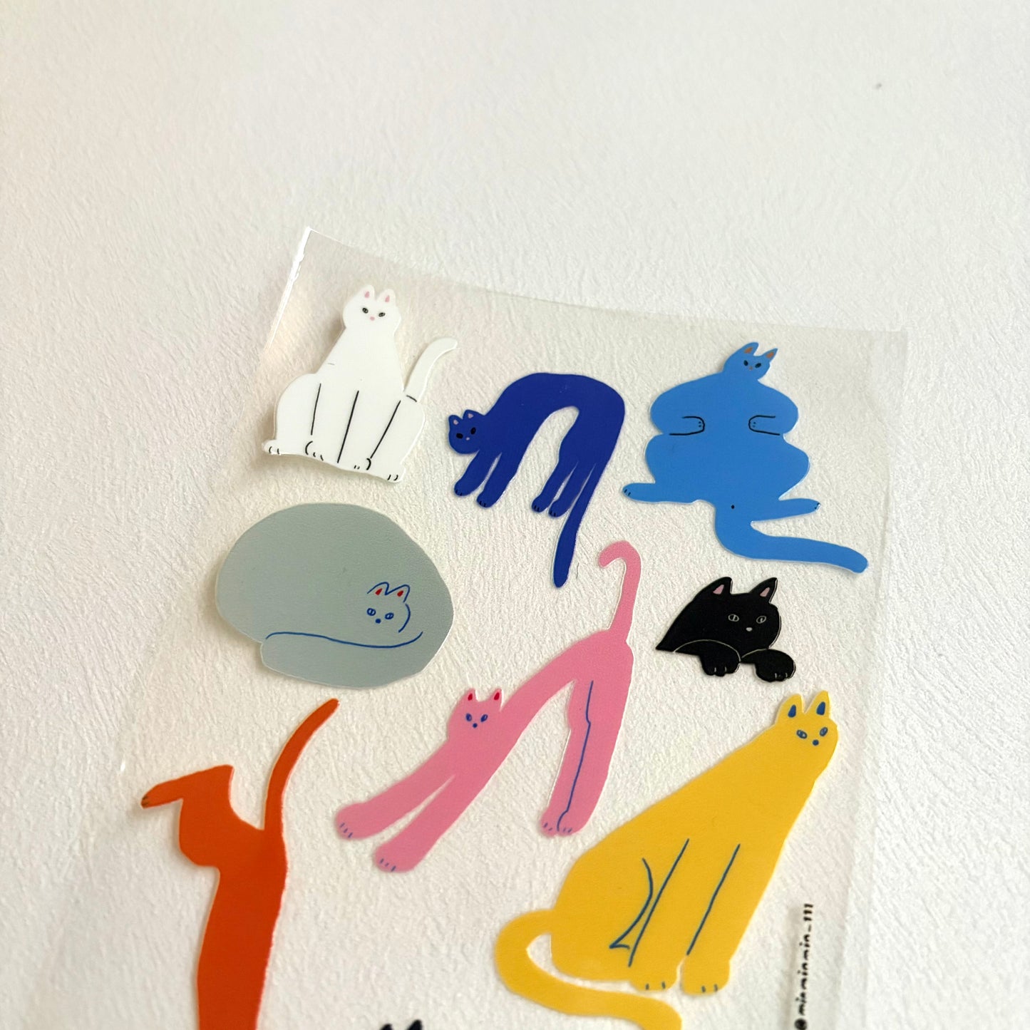 Transfer stickers | Colorful cats