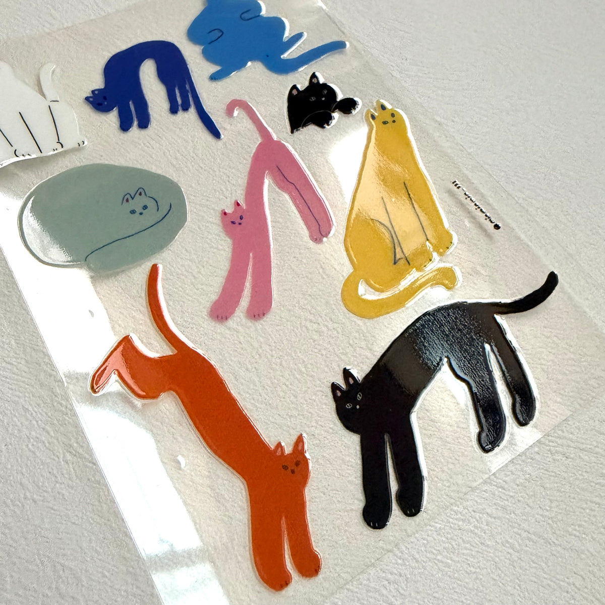 3t Cat Sticker Transfer stickers | Colorful cats – Minghan H.