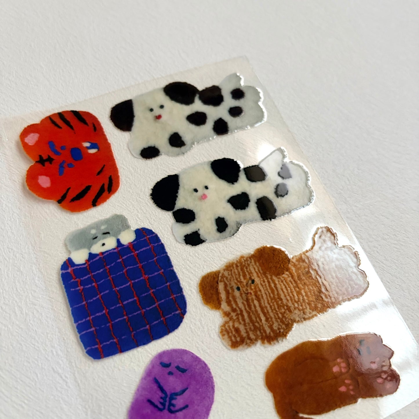 Transfer stickers | Fluffy animals