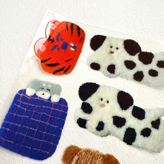 Transfer stickers | Fluffy animals