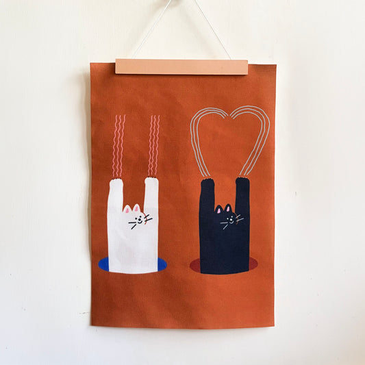 【Minghan H. ✕ cloth-goods】A3 Illustrated Fabric Posters (6 Designs)