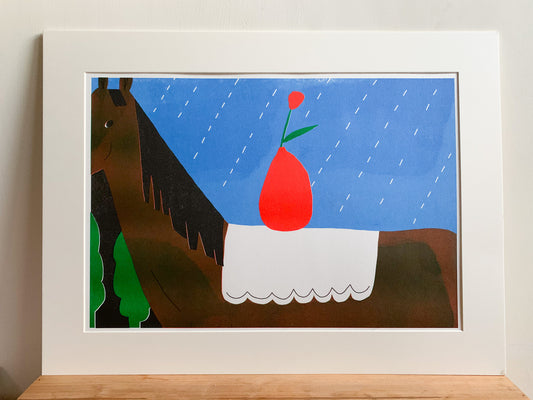 A3 Risograph poster | Watering.