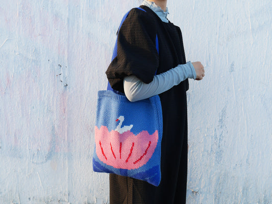 Knit bag | Swan Lake.