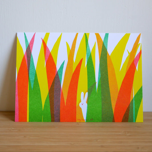 Risograph Postcard | Hiding Place.