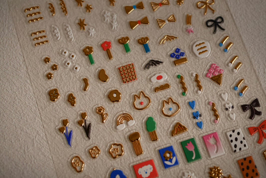 Nail stickers | KIRAKIRA(gold)