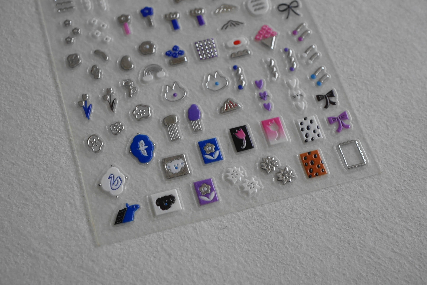 Nail stickers | KIRAKIRA(silver)