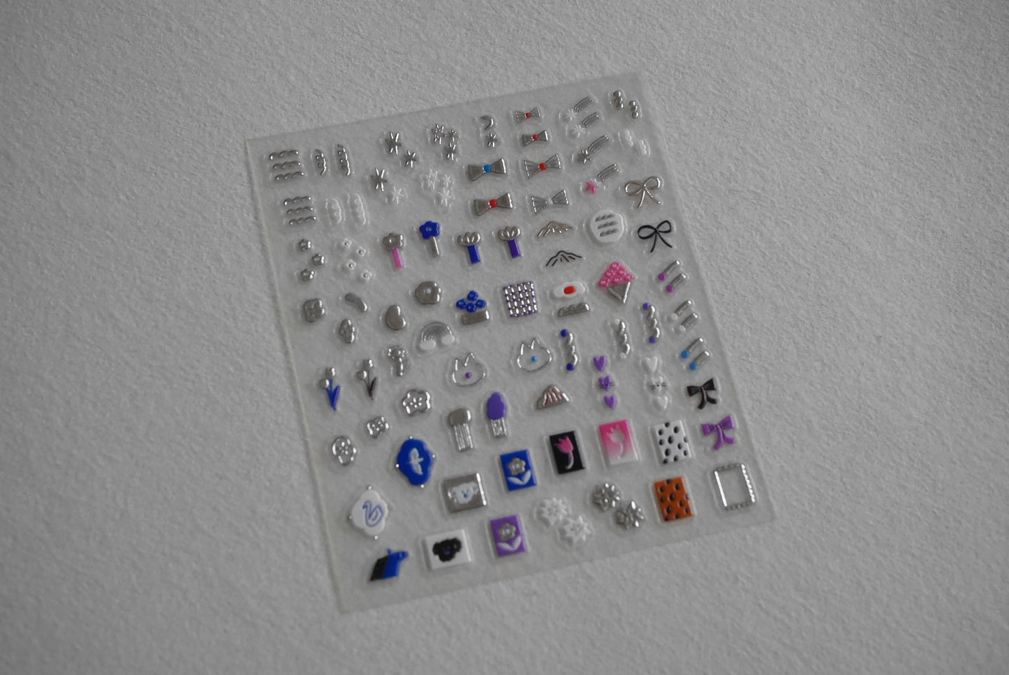 Nail stickers | KIRAKIRA(silver)