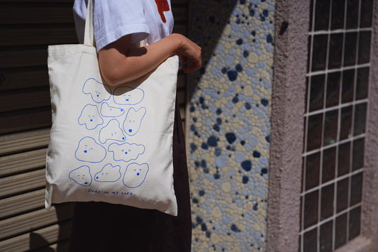 Tote bag | Dogs in my life.