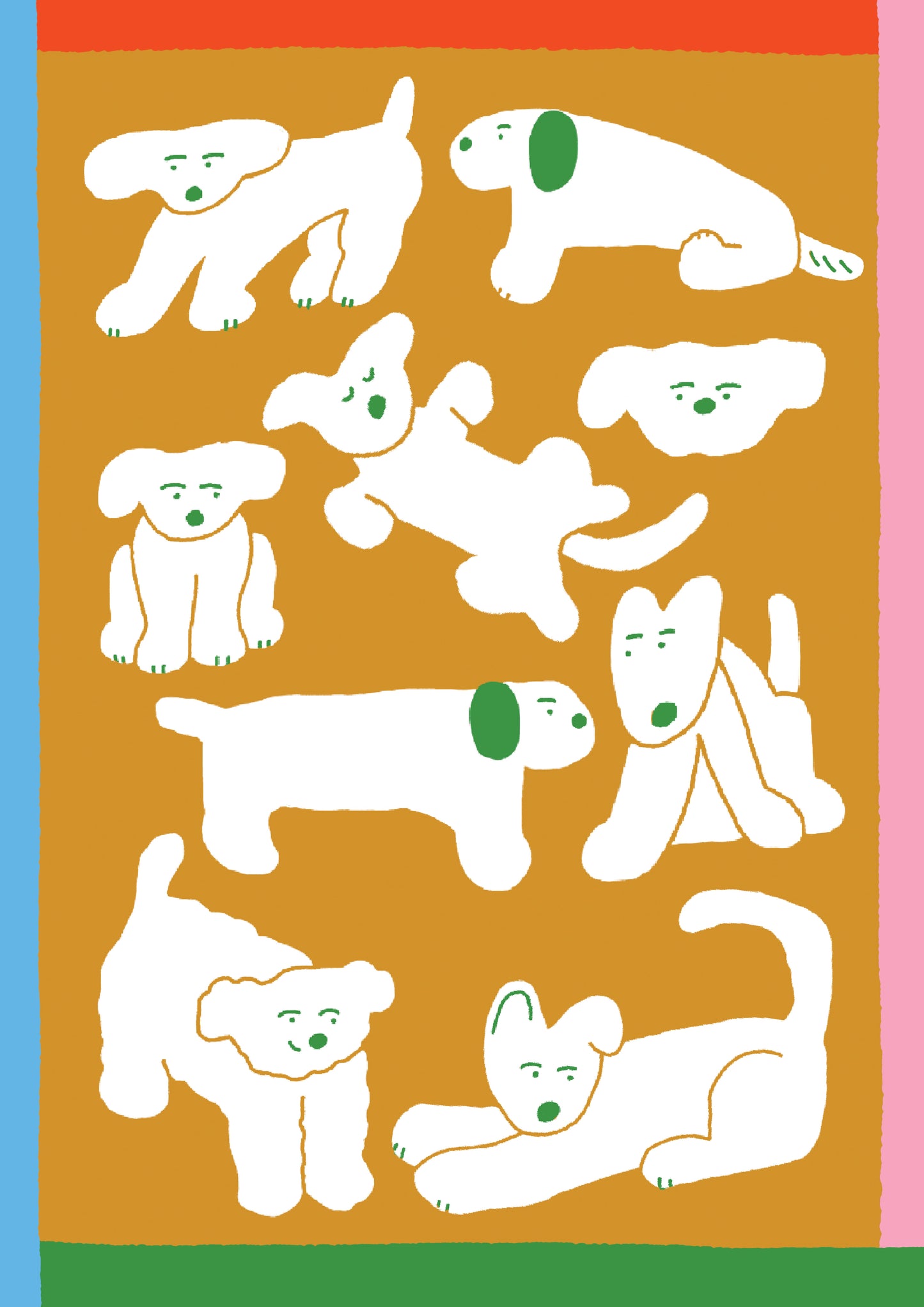 【Minghan H. ✕ cloth-goods】A3 Illustrated Fabric Posters (6 Designs)