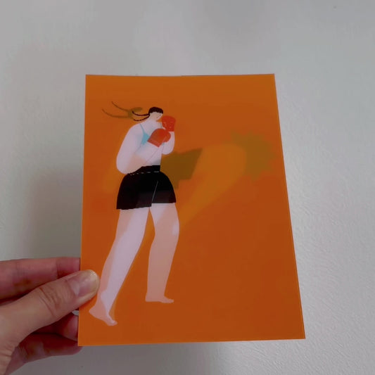 Lenticular Postcard | Muay thai.